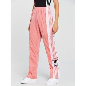 pink adidas trousers